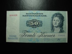 DANEMARCA 50 KRONER 1972 SUPERBA