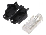 Conector RJ45 ecranat Cat 5e TM21P cu manșon IDC PIN 8