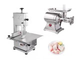 Fierăstrău industrial de oase 1650 mm cu mașină de tocat carne standard de tip 22