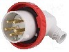 Conector alimentare AC, IEC 60309, IP67, 16A, 415V AC, 5 pini, ILME - PEW 1665 SA