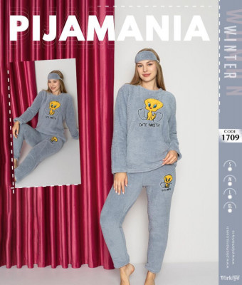 Pijama dama cocolino tweety antracitMarimea foto