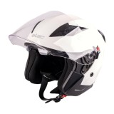Casca moto open-face W-TEC Putta cu parasolar retractabil si viziera lata