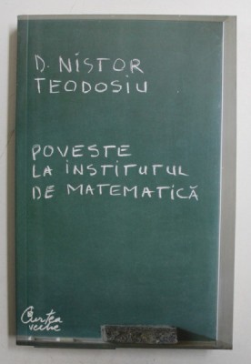 POVESTE LA INSTITUTUL DE MATEMATICA de D. NISTOR TEODOSIU , 2008 foto