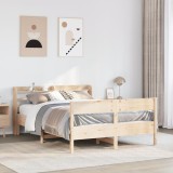 Cumpara ieftin Cadru de pat fără saltea, 120x200 cm, lemn masiv pin