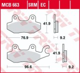 Set placute frana TRW MCB663 - Kymco Agility - Bet&amp;Win - Dink - Super 9 - Yager - Grand Dink - Movie - Sym Joyride 50-300cc