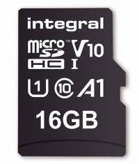 Card de memorie Integral 100V10 16GB Micro SDHC Clasa 10 UHS-I + Adaptor SD foto