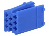 Carcasă profesională albastră pentru conector mini ISO cu 8 pini