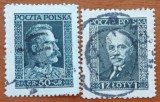 POLONIA-1928-'Timbre din primacolita'- serie completa 2val. -cat .Mi.=35e-stampilat'' -Vezi-Scan