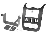 Cadru Radio Dacia 2 DIN Gri Mat PER.PIC - Montaj Auto Simplu