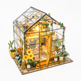 Cumpara ieftin Casa in miniatura 3D, Sunshine Flower House, DIY, 20x 18 x19 cm, Oem