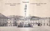 Timisoara / Temesvar. Losonczy-ter a Ferencz Jozsef-laktanyavalLosonczy-Platz