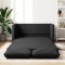 Gossi canapea extensibila 2 in 1, negru, 112x174x55 cm, textil