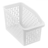 Organizator Frigider, Plastic, Alb, Dimensiuni 29x15.8x17cm, Potrivit Mașina de Spălat Vase