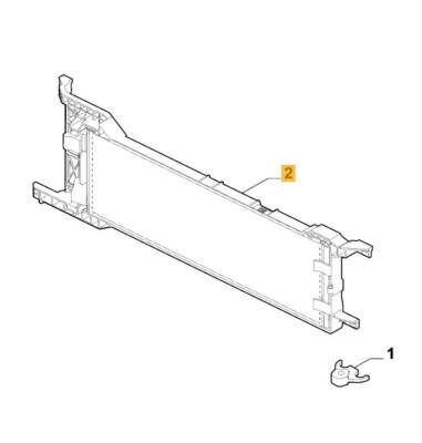 Radiator ulei OEM/OES (Denso), ALFA ROMEO GIULIA, 03.2016-; STELVIO, 06.2017- motor 2,2 d; cv manuala/ automata, aluminiu/ aluminiu brazat, 535x150x2 foto