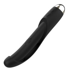 Vibrator Twilight, Vibrating&amp;Patting, 10+10 Moduri Stimulatoare, USB Magnetic, Silicon, Negru, 21 cm, Guilty Toys, Glamour