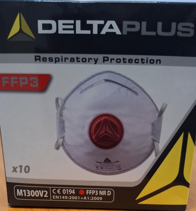 Respir&aacute;tor FFP3 10ks s ventilom