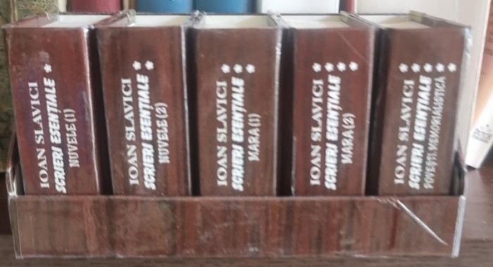 Ioan Slavici - Scrieri esentiale (5 volume in caseta, format foarte mic)