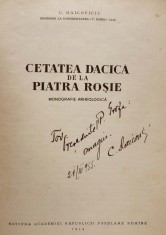 Daicoviciu, Cetatea dacica dela Piatra Ro?ie, Bucuresti, 1954 foto