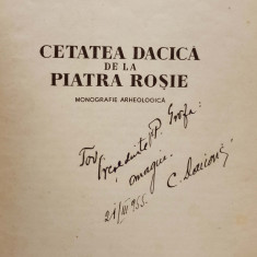 Autograf Constantin Daicoviciu, din 1955