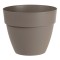 Ghiveci Flori Plastic, 35x29.5cm, Capacitate 19.5l, Mocca, Sistem de Drenare Intern