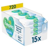 Pachet servetele umede Aqua Harmonie, 15 x 48 bucati, Pampers