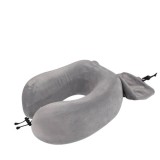 Perna Gat Spuma Memorie Edman U2, 29x28 cm, Gri, Sac Protectie - Auto, Avion, Birou, Calatorie