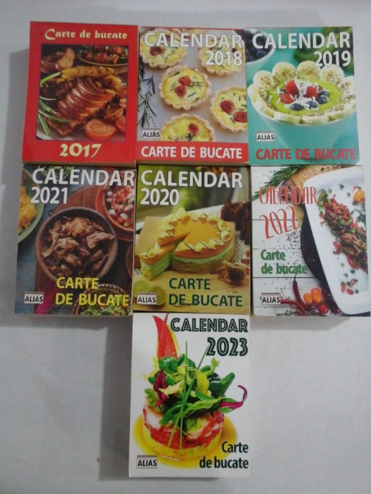 CARTE DE BUCATE - CALENDAR: 2017, 2018, 2019, 2020, 2021, 2022, 2023