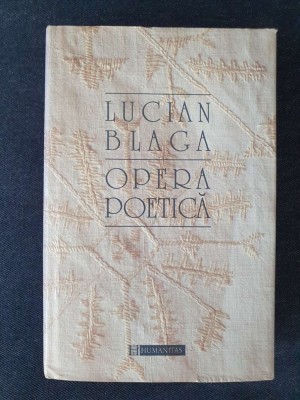 Lucian Blaga &amp;ndash; Opera poetica (ed. cartonata) foto