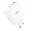 Incarcator Retea HOCO N30, 65W, 3.25A, 1 x USB-A - 2 x USB-C, Alb