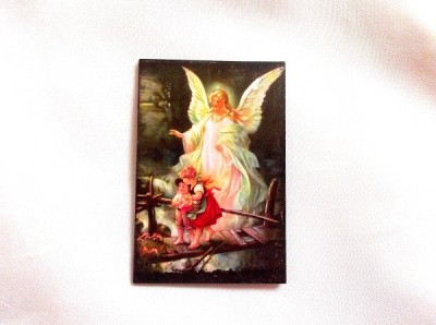 Magnet frigider cu ingeras 41912 foto