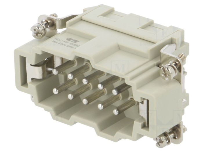 Conector HDC inserturi 10+PE, 16A