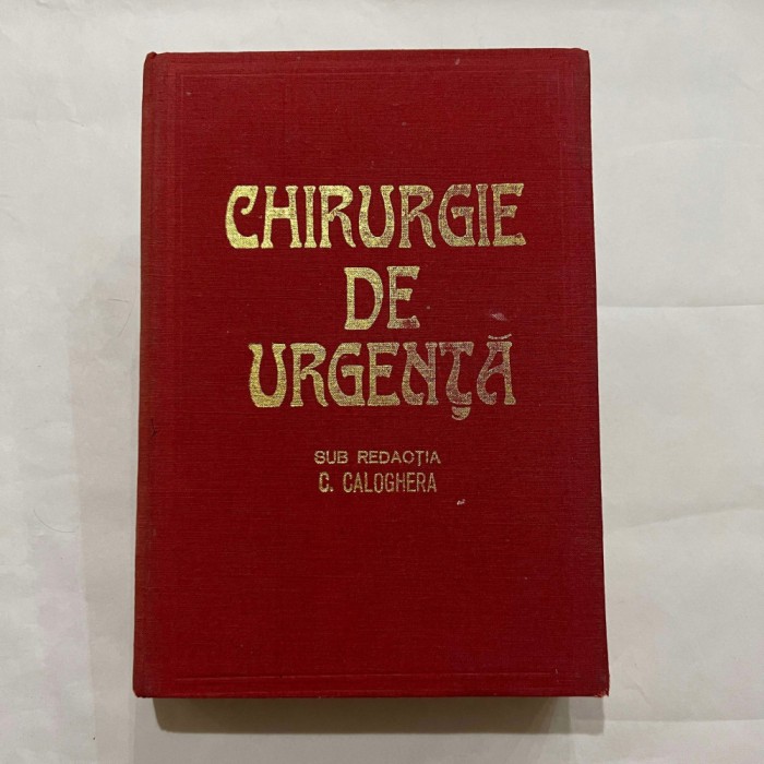 C. Caloghera - Chirurgie de urgenta