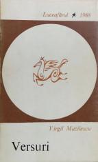 Virgil Mazilescu - Versuri (1968, volum de debut, seria Luceafarul) onirism RARA foto