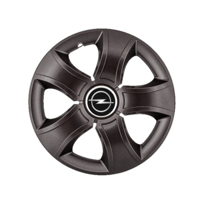 Set 4 Capace Roti 15 inchi (R15) Bis Negru, Compatibile Cu Opel