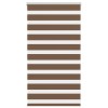 Jaluzea tip zebra maro lățime țesătură 70,9 cm poliester