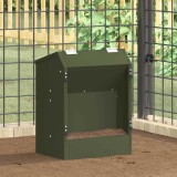 vidaXL Urmărire pentru iepuri Verde măsliniu 64.5 x 25.5 x 45.5 cm 874592