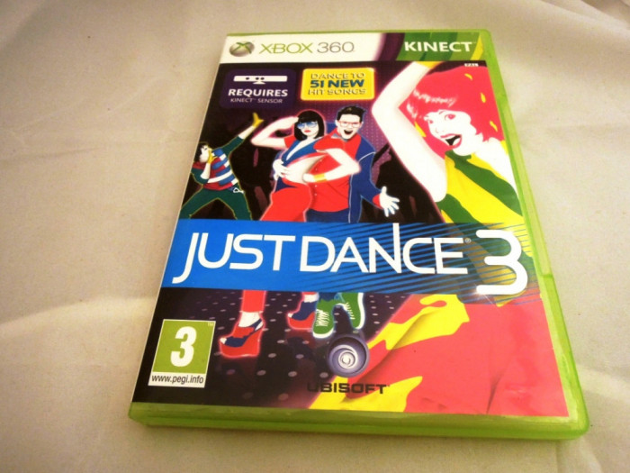 Just Dance 3, XBOX360, original, Este necesar senzor Kinect