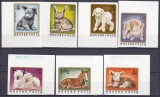 DB1 Fauna Domestica Pui de Animale Ungaria 1974 7 v. MNH Colturi de coala