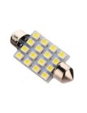 Led auto 16 SMD sofit 42mm, Xenon Bright