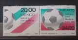 Mexic 1984 fotbal Mexico 86 serie nestampilat