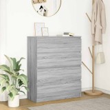 VidaXL Bufetă gri Sonoma 80x35x99 cm Lemn prelucrat