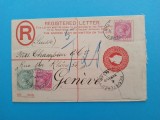 GIBRALTAR-1899-colonii-QV-plic circulat-Elvetia-