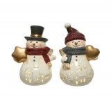 Cumpara ieftin Decoratiune - LED Snowman - Porcelain Steady - Indoor - mai multe modele | Kaemingk