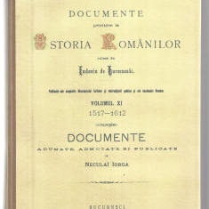 Documente privitoare la Istoria Romanilor - Eudoxiu de Hurmuzaki XI Iorga 1900