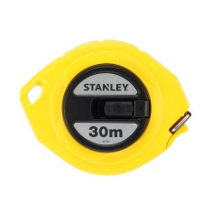 Stanley 0-34-108, ruleta inchisa cu banda de otel 30m, carlig pliabil, lama protejata, manivela pentru mulinare, 30m x 10mm, blister foto
