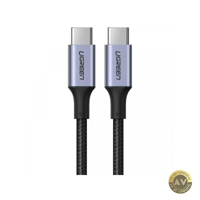 Cablu Date si Incarcare USB-C - USB-C UGREEN US316 100W 1m Gri foto