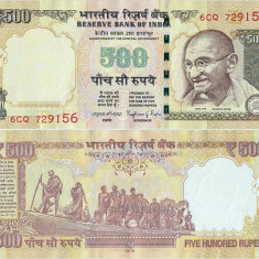 2016 , 500 rupees ( P-106w ) - India - stare aUNC