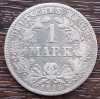 (A302) MONEDA DIN ARGINT GERMANIA - 1 MARK 1893, LIT. J, MAI RARA, TIRAJ 253.755, Europa