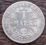 (A302) MONEDA DIN ARGINT GERMANIA - 1 MARK 1893, LIT. J, MAI RARA, TIRAJ 253.755, Europa