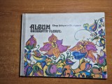 Album decorativ floral - din anul 1981 - coperti cartonate, format mare